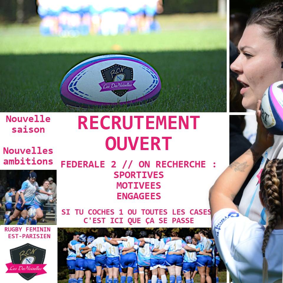 Recrutement RCN Senior Fille 2025
